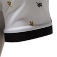thumbnail image 3 of Blusa y camisa de manga corta con cuello vuelto para hombre, blusa informal con estampado de moda para hombre, blusa de manga corta con cuello vuelto para hombre, 3 of 8