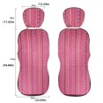 thumbnail image 2 of facefd 4 Pieces/Set Adjustable Sponge Seat Cover Ethnic Style Breathable Headrest Protector Automotive Automobile Upgrade, 2 of 6