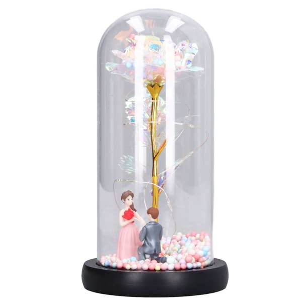 Luz De Noche Rosa, Regalo Romántico Hecho A Mano Colorido Para El Día De San Valentín Exquisito Para La Decoración De La Sala De Estar Para La Boda Para La Novia OTVIAP LED Night Light
