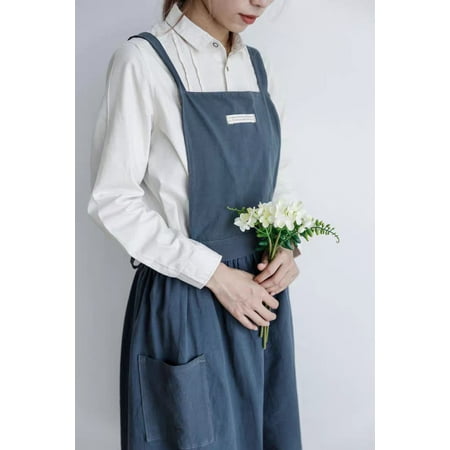 

Livesture Simple home kitchen apron Dark grey One size