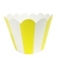 thumbnail image 2 of Wrapables® Standard Size Striped Cupcake Wrappers (Set of 60), Yellow, 2 of 4