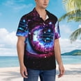 thumbnail image 3 of Fotbe v Camisa Hawaiana para Hombre Unisex – Camisa Casual de Verano con Botones de Manga Corta de Algodón y Lino,Medium, 3 of 7