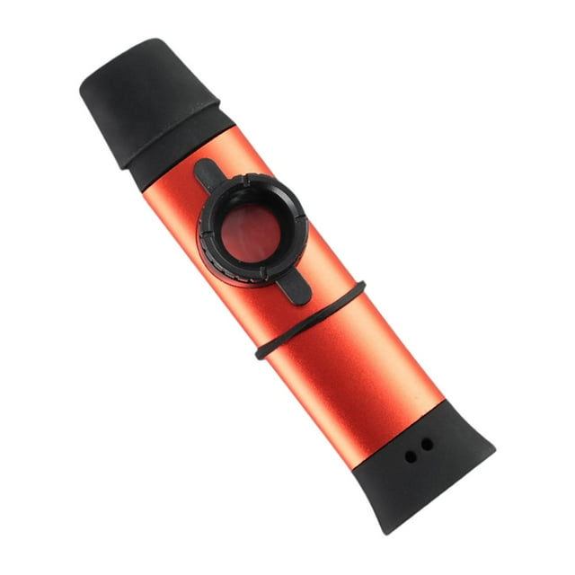 MERIGLARE Flûte Kazoo Cadeau Légère Compacte Facile à Apprendre avec 5 Membranes Débutant Rouge