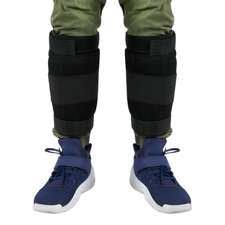 BESTSKY Adjustable Weighted Ankle Bands, Black, Unisex