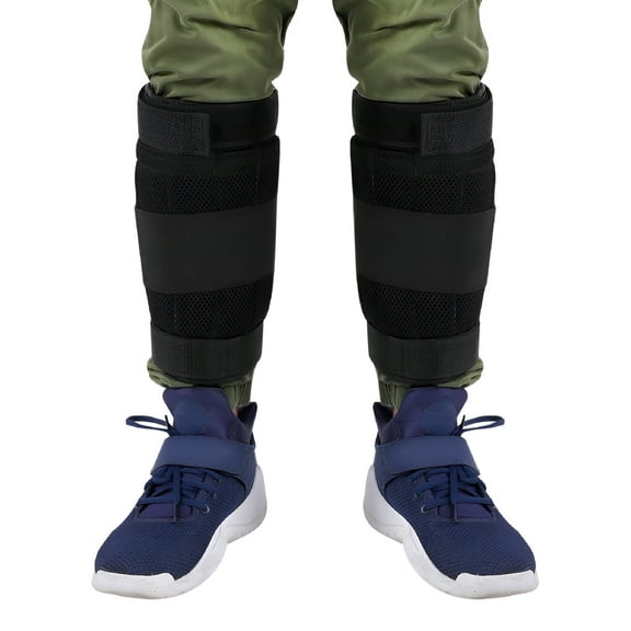 BESTSKY Adjustable Weighted Ankle Bands, Black, Unisex