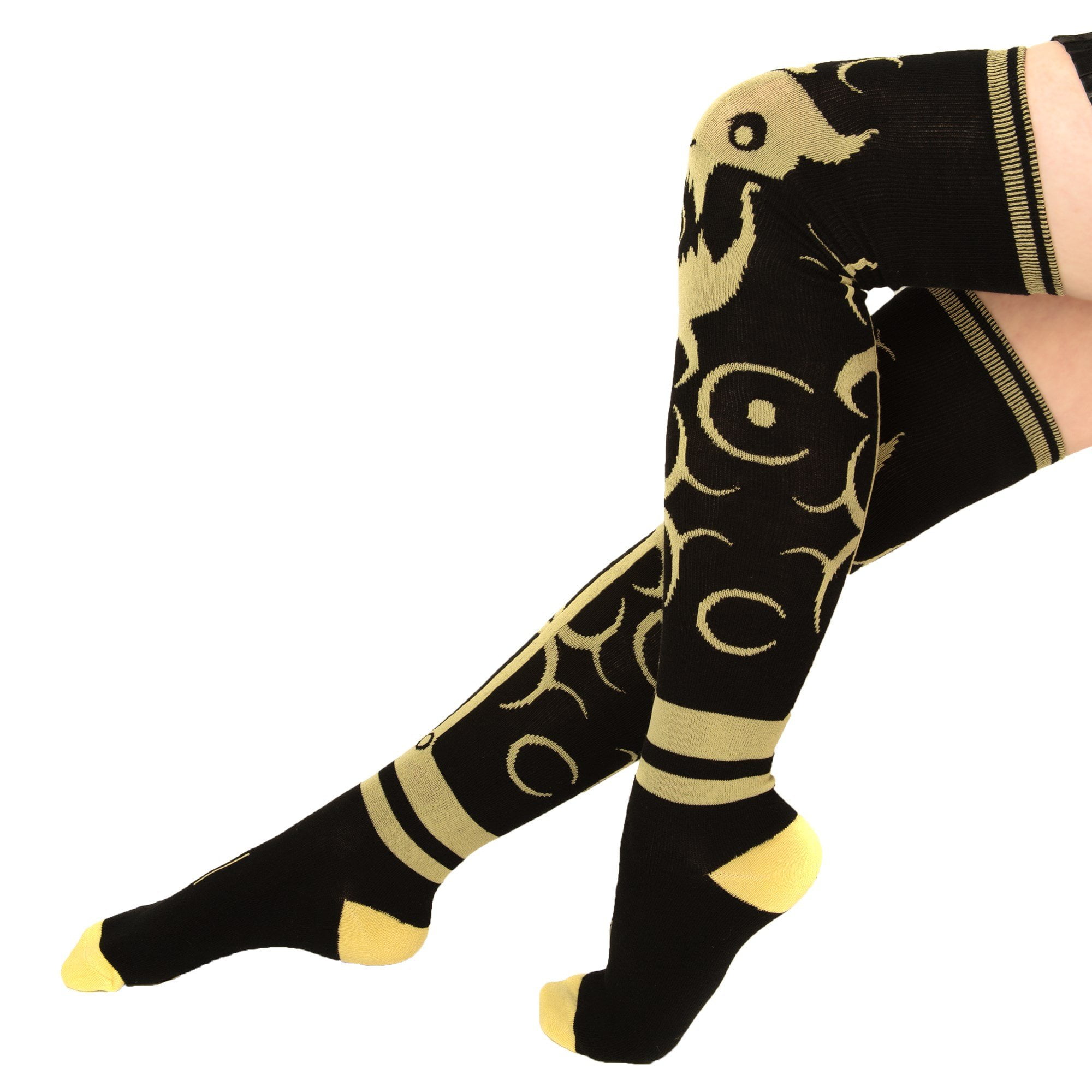 JINX Diablo III Mistress of Pain Thigh-High Socks, 1 Pair