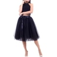 thumbnail image 1 of SUNSIOM Jupe Mi-Longue pour Femmes, Adultes Enfants Princesse Ballet Tulle Mariage Fête Bal Mini Robe, 1 of 6