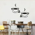 thumbnail image 4 of Miayilima Wall stickers House Kitchen Stickers Mural Decal Wall Removable Cup Coffee Decor Home Vinyl Home Decor Black, 4 of 6