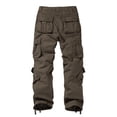thumbnail image 4 of Matchstick Men's Cotton Straight Leg Relax Fit Cargo Pants with 8 Pockets, 4 of 8