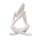 thumbnail image 1 of Estatua de pensador, escultura de resina, estilo nórdico, artesanía, figura humana, adornos artísticos. 8cmx6cmx12cm, 1 of 9