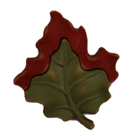 - BUTTONS GALORE MAPLE LEAF BULK 3D - 25 BUTTONS