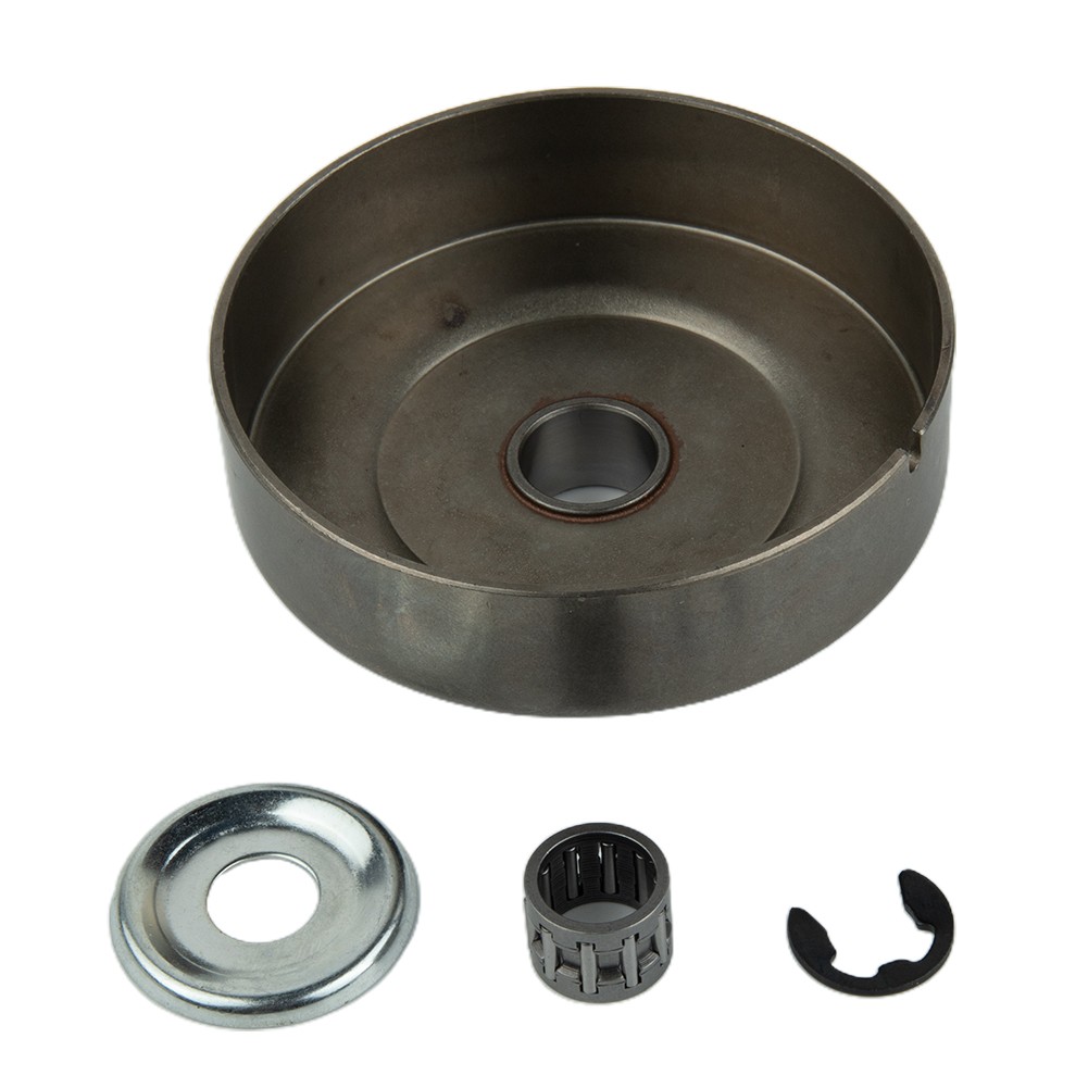 PRAV® Chainsaw Clutch Drum Sprocket 3/8 6T Washer E-Clip For MS170 180