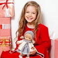 thumbnail image 4 of Ragdoll Rag Doll con caja de regalo Ragdoll con sombrero, bufanda, zapatos y más decoración lindos juguetes de muñecas de peluche para bebés y niños pequeños regalos de cumpleaños de Navidad, 4 of 5