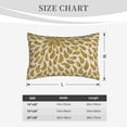 thumbnail image 6 of Bingfone Gold Drops Standard Size Pillowcase, Long Staple Pure Cotton Envelope Closure Pillow Cover,16"X24", 6 of 9