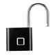 thumbnail image 4 of Cerradura de puerta Seguridad Sin llave USB Recargable Huella digital Candado inteligente Negro IP65, 4 of 5