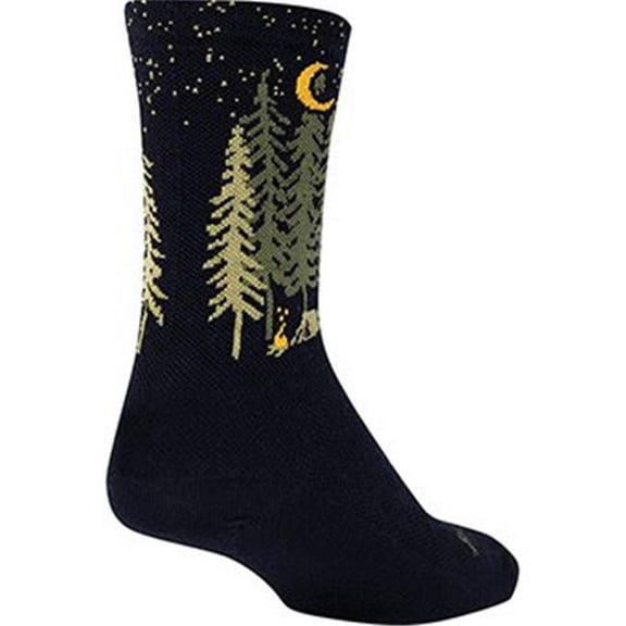 SockGuy Wool Camper Sock Black SM/MD