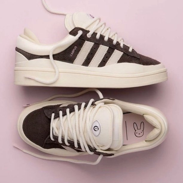 Adidas Bad Bunny Campus Men’s Athletic Shoe Footwear Sneakers Brown Trainer #534