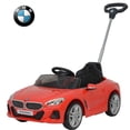 thumbnail image 1 of Carro Montable BMW Z4 Para Niños y Bebes 3 En 1 Carriola Camina o Monta Coche Con Música y Claxón Rojo, 1 of 6