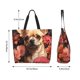 thumbnail image 5 of Disketp Vintage Red Flower Chihuahua Bolsa Tote Estampada para Mujer, Bolso de Hombro y de Mano para Compras y Viajes, 5 of 8