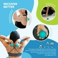 thumbnail image 3 of RAD Recovery Rounds - Soft Deep Tissue Yoga Massage Ball Set of 2 – Myofascial Release for feet, back, neck, legs, arms, trigger point, 3 of 5