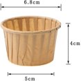 thumbnail image 3 of 50 piezas de envoltorios para cupcakes, funda para hornear, tazas para muffins, tazas desechables para hornear esquí esquí Gafas de esquí, 3 of 5
