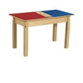 thumbnail image 2 of Time-2-Play Rectangular Activity Table, Montessori Red N Blue Lego Blocks Compatible Play Table with 18" Legs, 2 of 5