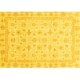 thumbnail image 1 of Ahgly Company Indoor Rectangle Oriental Yellow Modern Area Rugs, 5' x 7', 1 of 4