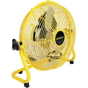 YYQ 12 Inch Industrial High Velocity Floor Fan Direct Drive All-Metal Construction, 3 Speed Settings, Portable (ST-12F)