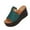 Green, variant on Women's Peep Toe Thick-Soled Slide Slippers,Thick-Soled Peep Toe Chunky Heel Home Slides Sandals Army Green