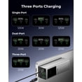 thumbnail image 6 of TALIX 125W Power Bank, 12800mAh Portable Laptop Charger with 240W USB-C Cable and 3-Port, PD Fast Charging Battery Pack for Laptop/MacBook/iPhone 17/Moto/Samsung, 6 of 12