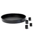 thumbnail image 5 of Bandeja Magnética para Velas Cónicas de Metal Redonda de 23 Cm con 4 Soportes Magnéticos, Bandeja Decorativa, Soporte Festivo para Velas de Adviento., 5 of 7