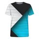 thumbnail image 4 of Mens Camisas de Manga Corta Impresión Casual Deportes Cuello Redondo Blusa, Poliéster Ligero para la Primavera Verano Al Aire Libre Uso Diario, 4 of 4