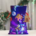 thumbnail image 4 of Zufioo SpongeBob SquarePants Print Christmas Drawstring Gift Bags, Holiday Party Packaging Bags, Suitable for Holiday Gift Decorations-Small, 4 of 7