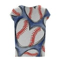 thumbnail image 5 of EQWLJWE Débardeurs Sans Manches pour Femmes Été Débardeurs de Baseball Mode Femmes Blouse Décontractée Col en V Imprimée T-Shirt Élégant Débardeurs d'Été, 5 of 5