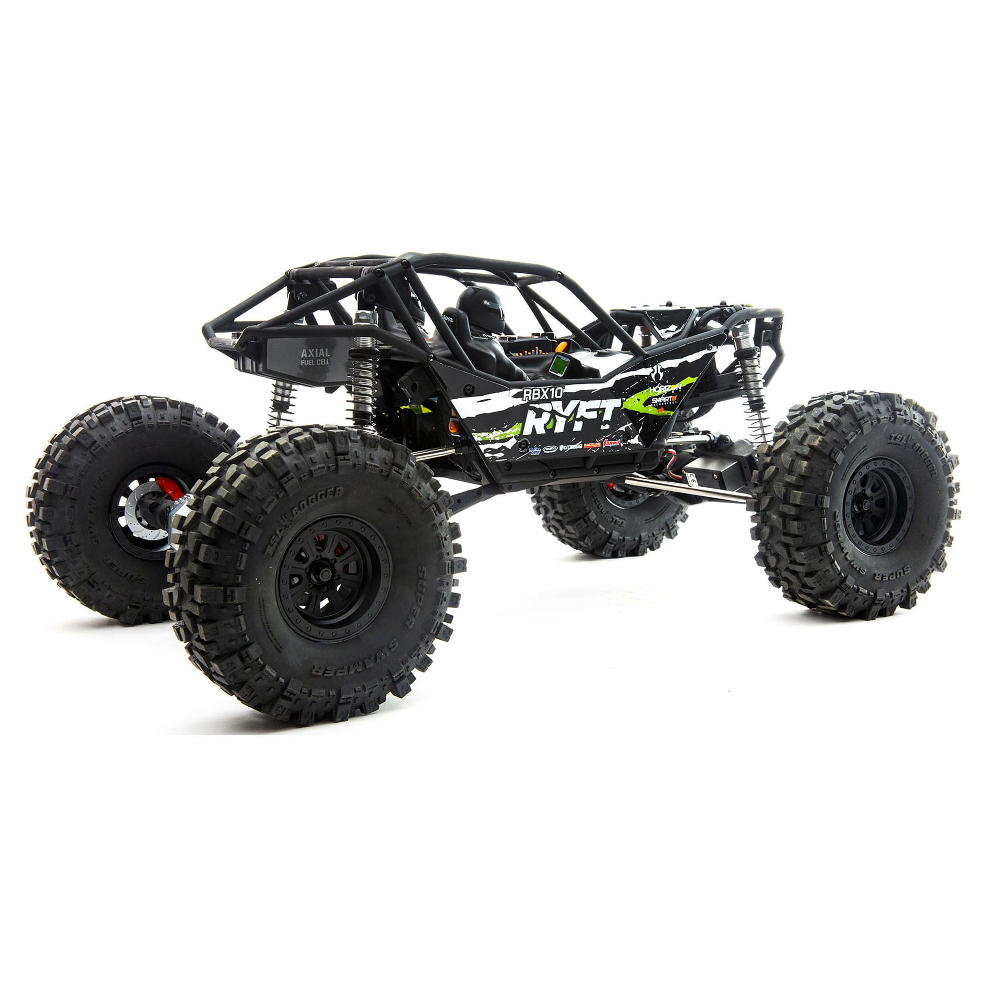 Axial RC Truck 1/10 RBX10 Ryft 4 Wheel Drive Brushless Rock Bouncer RTR Battery and Charger Not Included Black AXI03005T2 Trucks Electric RTR 1/10 Off-Road