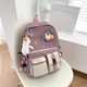 thumbnail image 1 of Colgante De Pato Mochila Preppy De Gran Capacidad Con Múltiples Bolsillos, Mochila Escolar De Nylon Duradera Y Ligera, Bolsa De Viaje Kawaii Para El Trabajo Diario, 1 of 4