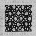 thumbnail image 1 of Ahgly Company Indoor Square Oriental Gray Industrial Area Rugs, 3' Square, 1 of 4