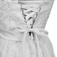 thumbnail image 6 of MLINS  Bridesmaid Dress Wedding Short Lace Knee Length Formal Women's, 6 of 8