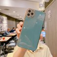 thumbnail image 1 of Étui de Luxe Plaqué Or Électroplaqué pour IPhone 11 12Pro Max 8 Plus XR TP Protection d'Objectif en Silicone 13 Pro Max 14 Étui, 1 of 1