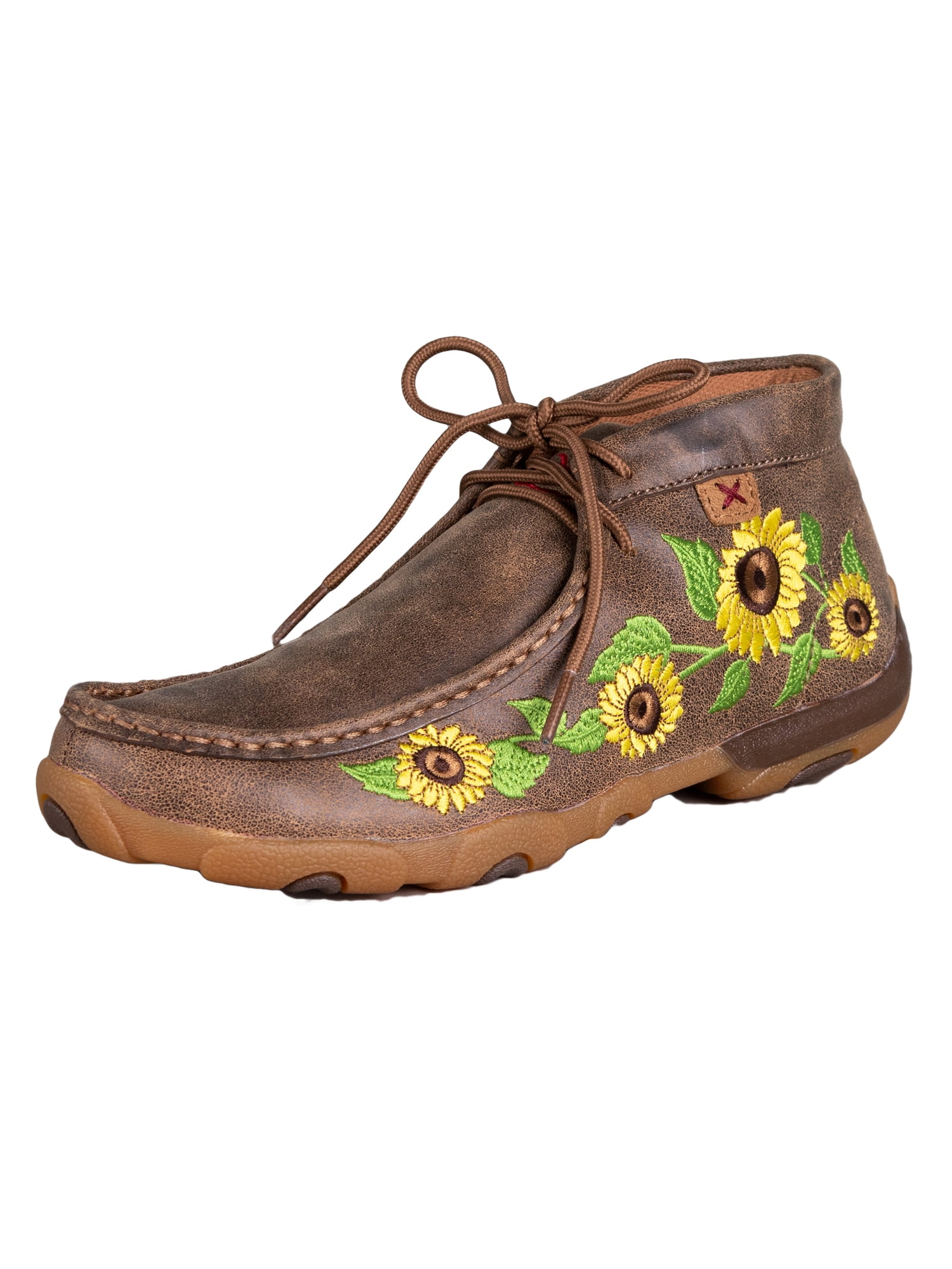 twisted x sunflower driving mocs