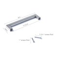 thumbnail image 2 of Depot Eshop, Square Bar Pulls for Cabinets 8" Stainless Steel (Set of 10), 2 of 5