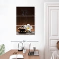 thumbnail image 3 of Elephant Stock Aromatherapy Incense Spa Wall Art - Vertical Multi Panel Canvas - Salon Wall Decor - Wellness Multi Panel - Brown And Black Decor - 20" x 32", 3 of 8