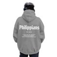 thumbnail image 3 of Christian Hoodies for Men 2025 Philippians Hoodie Long Sleeve Hooded Sweatshirt with Pockets Pullover Mens Hoodies, 3 of 7