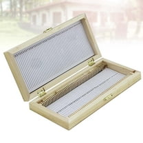 GOOHOCHY Wooden Slide Storage Box for Specimen with Easy and Fix Base for Education 50 Slot