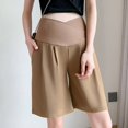 thumbnail image 5 of Bovxnpu Maternity Clothes For Women, Women's Plus Size Maternity Shorts, Spring And Fall Maternity High Waist New Fashion Solid Full Length Pants M, 5 of 5