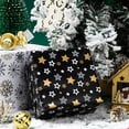 thumbnail image 7 of HOMERAL Christmas Wrapping Paper Roll Set- 17 X 120 in Per Roll(42.5 sq.ft.ttl.) White Christmas Tree, Snowflake, Black Star, 7 of 7
