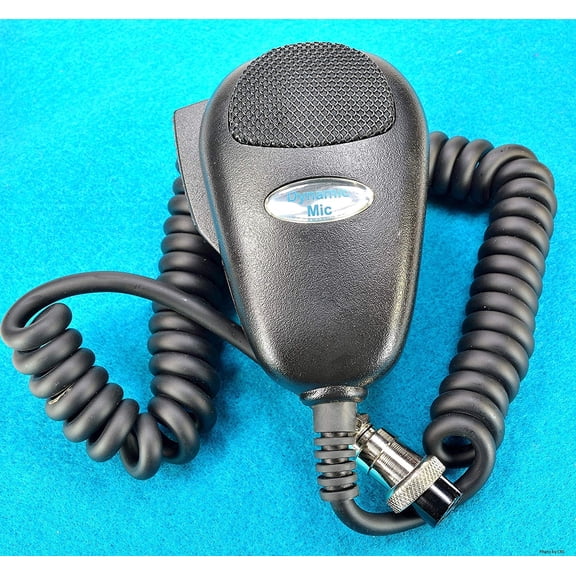 ProComm PSM4 4 Pin Dynamic CB Radio with 6 ft Cable Chrome Plated Wired Dynamic Microphone