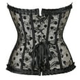 thumbnail image 6 of Jsaierl Corset Tops for Women Tummy Control Lace Sleeveless Halloween Costumes Renaissance Corset Retro Corset Lingerie Going Out Bustier Shapewear, 6 of 9
