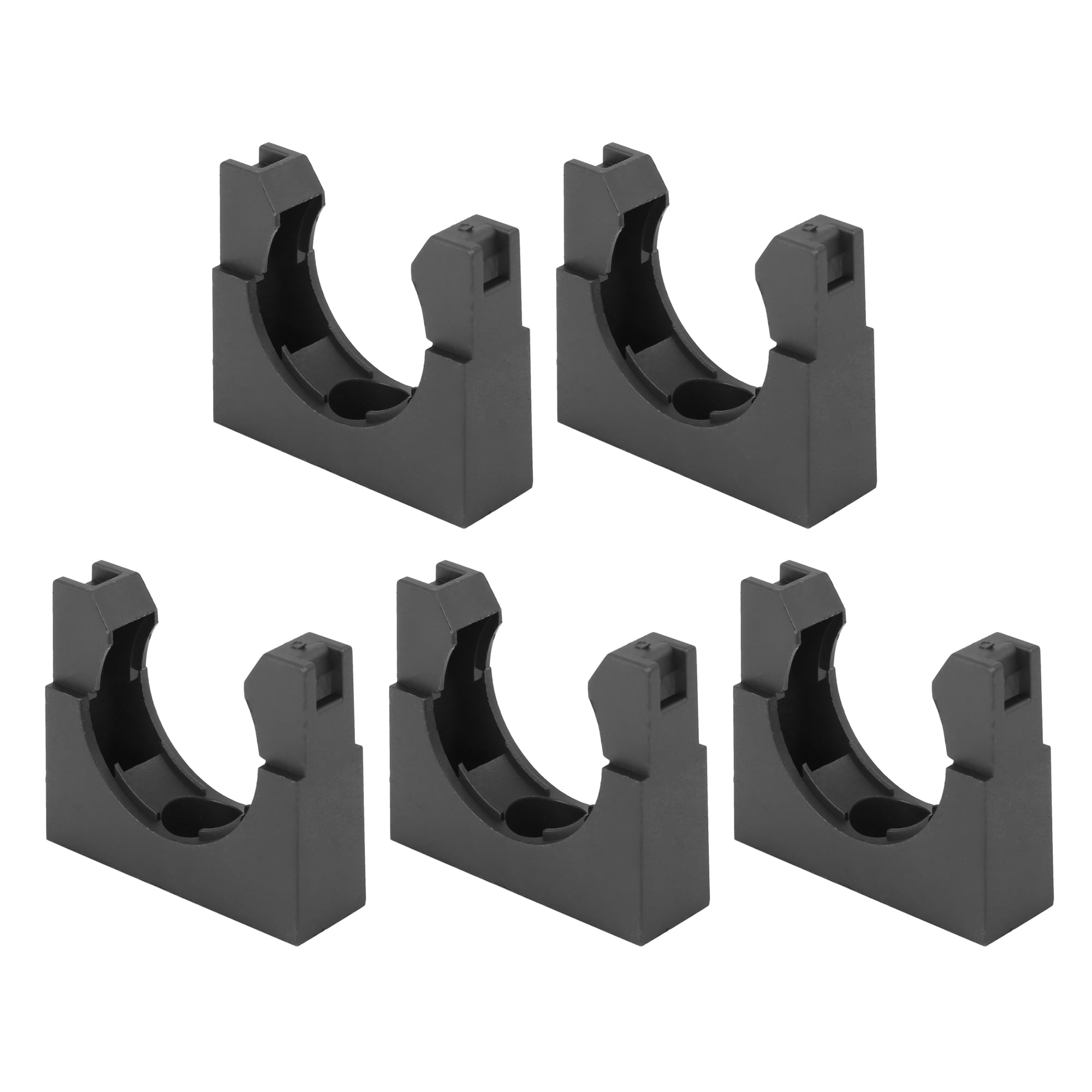 5 Pcs 51x44mm Plastic Corrugated Tube Holder AD34.5 Pipe Clamp Fitting