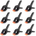 thumbnail image 1 of 9 Pack Backdrop Clamps Extra Strong 4 Inch 11.5cm Plastic Pool Bottom Clamps Black Banban, 1 of 2